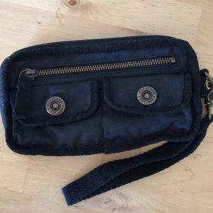Small black clutch purse
